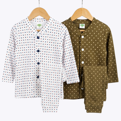 "Star Print Night Suit" Baby Outfit