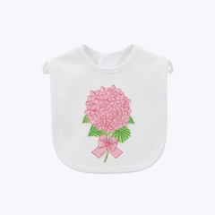 Hydrangea Floral Baby Bib