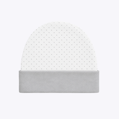 "Polka Dot Elegance" Soft Cotton Baby Cap