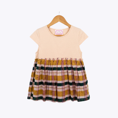 Girls Checkered Plaid Frock