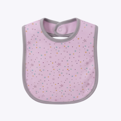 Starry Sky Baby Bib - with Colorful Stars