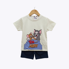 Baby Boys Tom & Jerry T-Shirt & Shorts Set – Summer Outfit