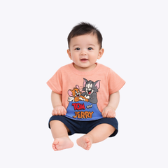 Baby Boys Tom & Jerry T-Shirt & Shorts Set – Summer Outfit