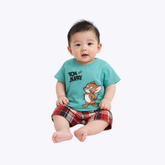 Baby Boys Tom & Jerry T-Shirt & Shorts Set – Summer Outfit