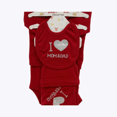 I Love Mom & Dad Baby Starter Set