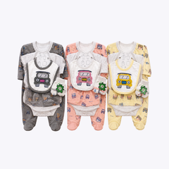 Cute Car Theme Baby Starter Set