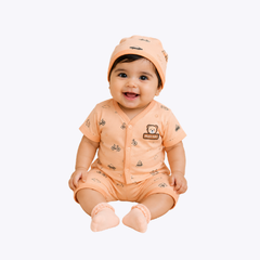 "Animal Prints" 3-Piece Baby Outfit for Girls