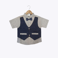 "Classic Bow Vest" Kids T-Shirt