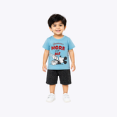Baby Boys Mickey Mouse Printed T-Shirt & Shorts Set – Fun Summer Outfit