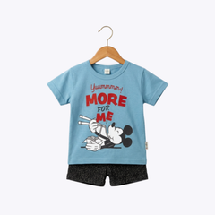 Baby Boys Mickey Mouse Printed T-Shirt & Shorts Set – Fun Summer Outfit