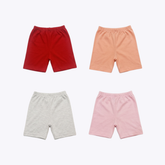 Soft Cotton Kids Shorts for 0-4Y - Available in Multiple Colors
