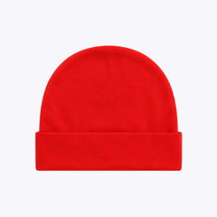 "Classic Red" Soft Cotton Baby Cap