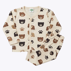 "Bear Prints Night Suit" Baby Outfit