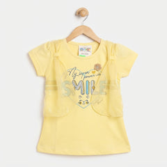 Baby girls short sleeves t-shirt
