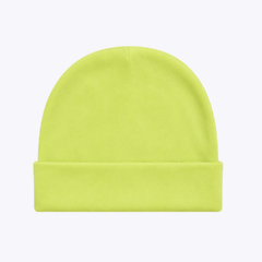 "Neon Green" Soft Cotton Baby Cap