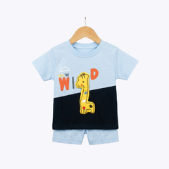 Baby Boys Blue T-Shirt & Shorts Set – Summer Outfit