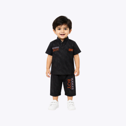Mama’s Boy T-Shirt & Shorts Set – Comfortable Casual Wear
