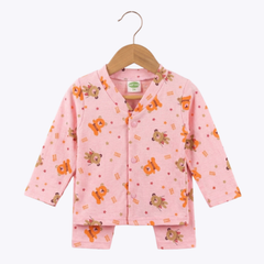 "Bear Print Night Suit" Baby Outfit