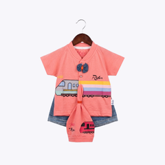 "Train Rider" Baby Outfit for Boys