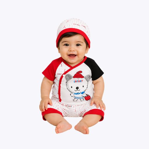 "Bear Buddy" 2-Piece Baby Outfit for Boys