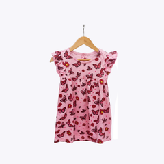 Girls Butterfly Print Frock