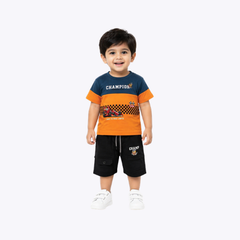 Champion Boy’s T-Shirt & Shorts Set – Summer Outfit