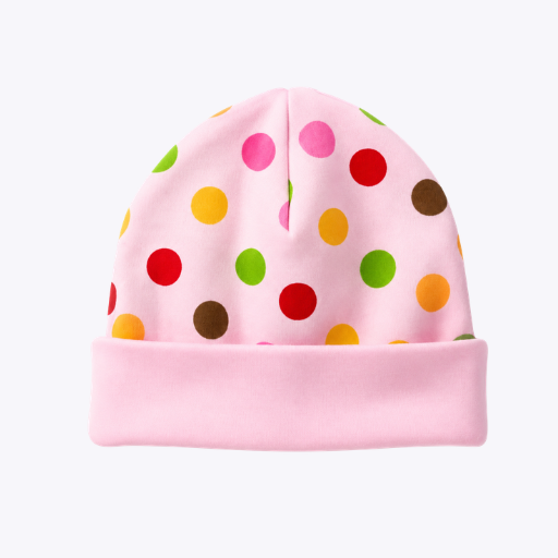 Polka Dot Baby Hat