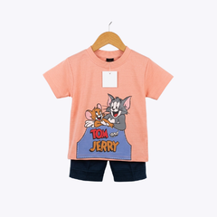 Baby Boys Tom & Jerry T-Shirt & Shorts Set – Summer Outfit