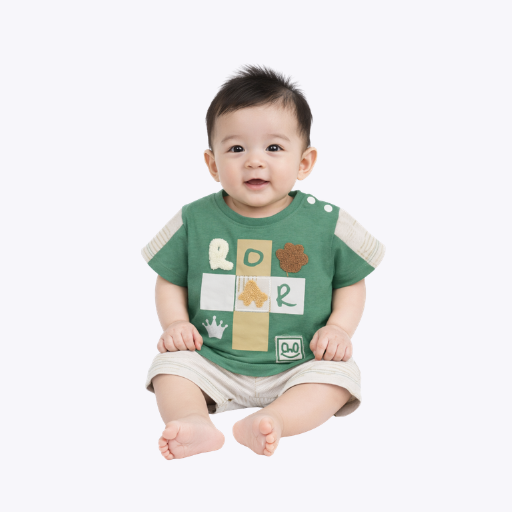 Baby Boys Printed T-Shirt & Shorts Set – Summer Outfit
