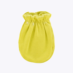 Soft Yellow Baby Mittens