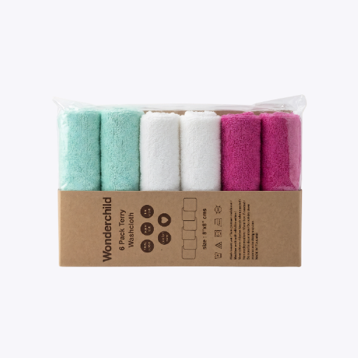 Pack of 6 Baby Washcloths