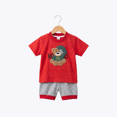 Baby Boys Teddy T-Shirt & Shorts Set – Summer Outfit