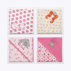 Floral & Cartoon Baby Swaddle Wrapping Sheets