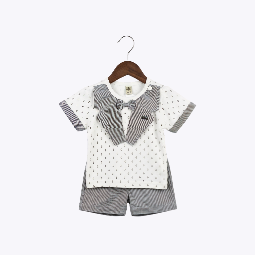 "Mini Gentleman" 2-Piece Baby Outfit for Girls