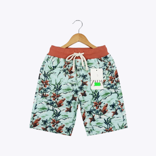 Boys Tropical Printed Shorts