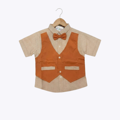 "Classic Bow Vest" Kids T-Shirt