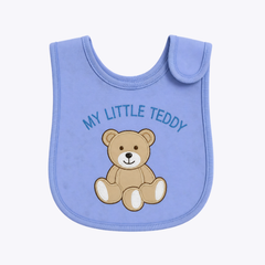Adorable "My Little Teddy" Baby Bib