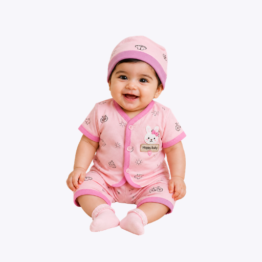 "Animal Prints" 3-Piece Baby Outfit for Girls