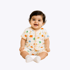 "Animal Kingdom" 3-Piece Baby Outfit for Girls