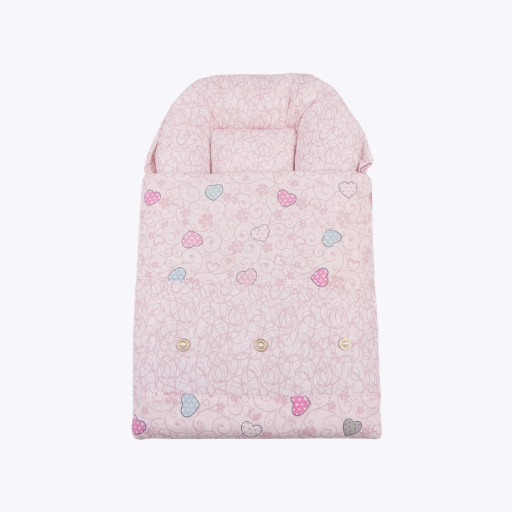 Pink - Hearts Baby Carry Nest