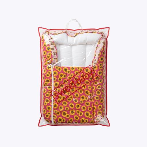 Carry Nest - Pink Flower Print