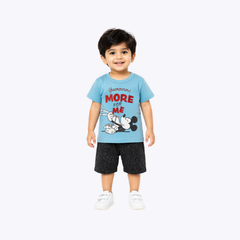 Baby Boys Mickey Mouse Printed T-Shirt & Shorts Set – Fun Summer Outfit