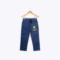 Boys Minions Printed Denim Pants