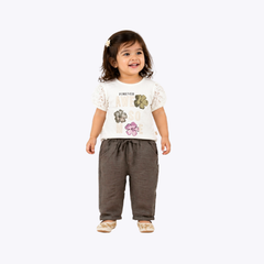 Baby Girls Forever Awesome T-Shirt & Pants Set – Casual Outfit