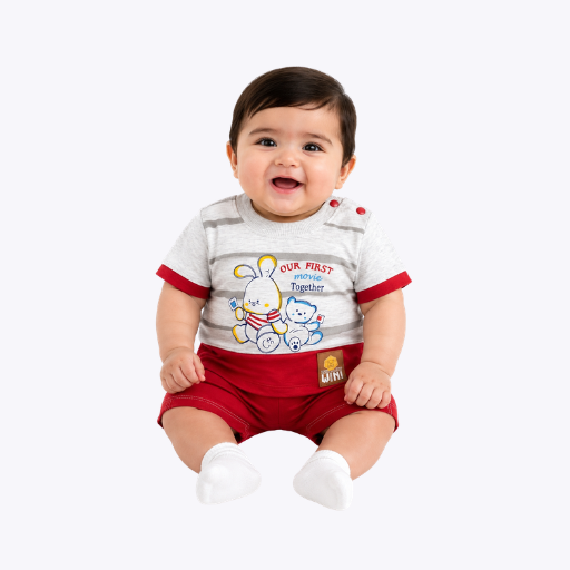 "Our First Move Together" Baby Outfit for Boys