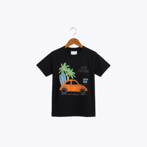 Boys "Catch Some Waves" Graphic T-Shirt