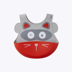 Raccoon Baby Bib - Cute and Practical Feeding Accessory