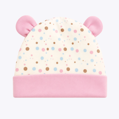 "Bear Ears" Polka Dot Baby Cap