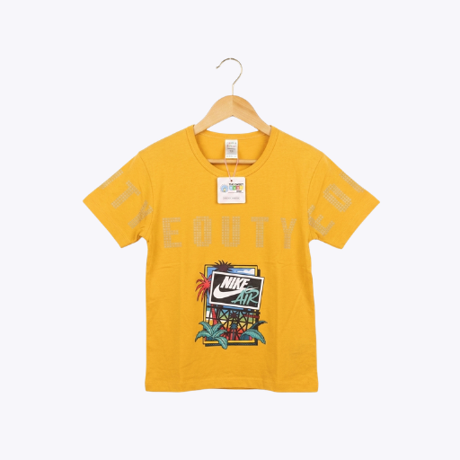 Yellow Boys Nike T-Shirt – Graphic Design