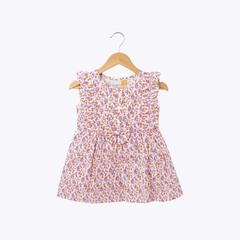 Girls Ruffled Floral Frock